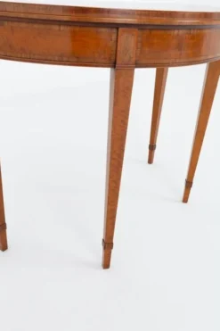 Pamono Hepplewhite Revival Games Table in Satinwood, 1900s><noscript><img width=