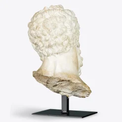 Sale Pamono Hercules Bust on Stand from Pure White Lines