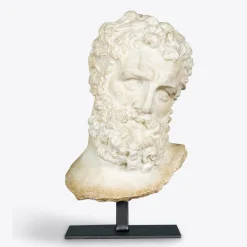 Sale Pamono Hercules Bust on Stand from Pure White Lines