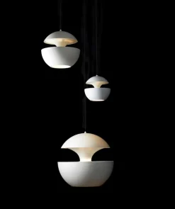Pamono Here Comes the Sun Large White Pendant Lamp by Bertrand Balas><noscript><img width=