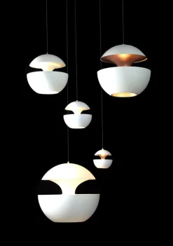 Pamono Here Comes the Sun Large White Pendant Lamp by Bertrand Balas><noscript><img width=