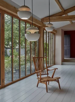 Pamono Here Comes the Sun Medium White Pendant Lamp by Bertrand Balas><noscript><img width=