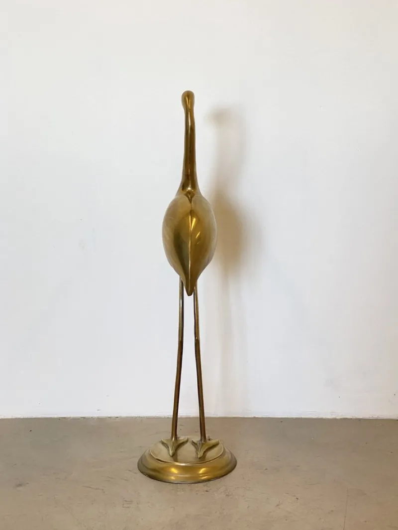 Discount Pamono Heron-Shaped Sculpture, 1970s, Brass