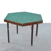 New Pamono Hexagonal Folding Card Table from Fratelli Zari Milano, 1950s