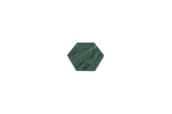 Sale Pamono Hexagonal Green Marble Coasters, Set of 2