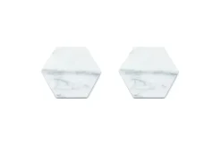Sale Pamono Hexagonal Green Marble Coasters, Set of 2