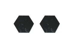 Sale Pamono Hexagonal Green Marble Coasters, Set of 2