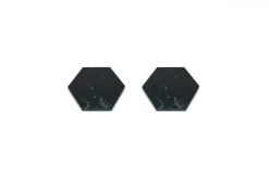Sale Pamono Hexagonal Green Marble Coasters, Set of 2