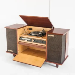 Pamono Hi -Fi Stereoletta Radio and Valves Amplifier by Roselson, Spain, 1960s> Electronics