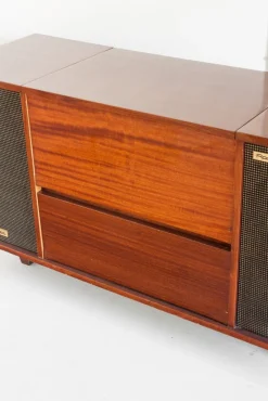 Pamono Hi -Fi Stereoletta Radio and Valves Amplifier by Roselson, Spain, 1960s><noscript><img width=