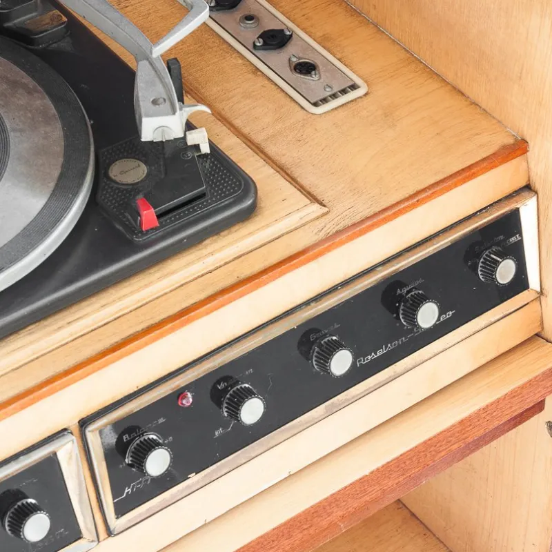 Pamono Hi -Fi Stereoletta Radio and Valves Amplifier by Roselson, Spain, 1960s> Electronics