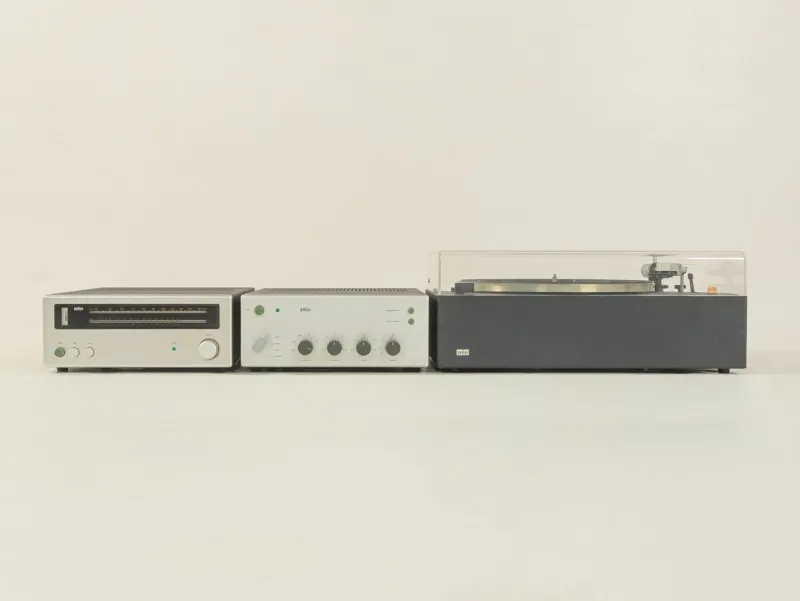 Pamono Hi-Fi-System CSV 250 from Braun, 1970s, Set of 5> Electronics