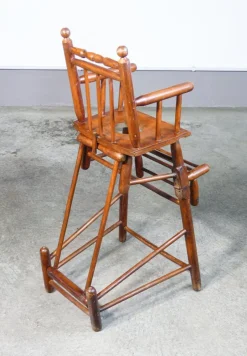 Outlet Pamono High Chair Childrens Potty in Walnut Wood