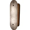 Pamono Hikari Small Iroko Wood Wall Light by Alabastro Italiano> Wall Lights & Sconces