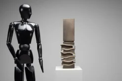 Pamono Hilbert Boxem, Abstract Sculpture, 1977, Stoneware><noscript><img width=