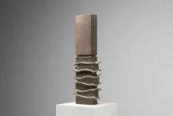 Pamono Hilbert Boxem, Abstract Sculpture, 1977, Stoneware><noscript><img width=