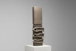 Pamono Hilbert Boxem, Abstract Sculpture, 1977, Stoneware><noscript><img width=