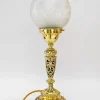 Sale Pamono Historistic Table Lamp with Original Cut Glass Shade, Vienna, 1890s