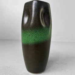 Pamono Hisui Kyō-Yaki Ikebana Vase Tachikichi, Kyoto, 1970s