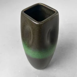 Pamono Hisui Kyō-Yaki Ikebana Vase Tachikichi, Kyoto, 1970s