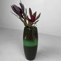 Pamono Hisui Kyō-Yaki Ikebana Vase Tachikichi, Kyoto, 1970s