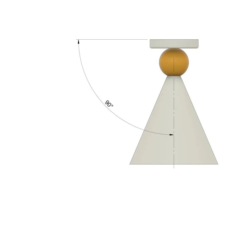 Sale Pamono HMV Cone-Shaped Wall Lamp by Wojtek Olech for Balance Lamp