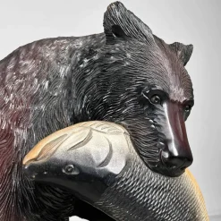 Discount Pamono Hokkaido Artist, Kibori Kuma Bear, Japan, 1960s, Wood