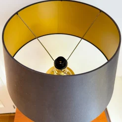 Pamono Hollywood Regency Brass Table Lamp from Krisna, 1970s><noscript><img width=
