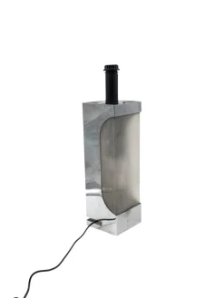 Pamono Hollywood Regency Chromed Table Lamp Base from Luci, Milan, Italy, 1970s><noscript><img width=