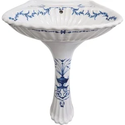New Pamono Hollywood Regency Porcelain Bathroom from Porcelain De Paris, 1970s, Set of 13
