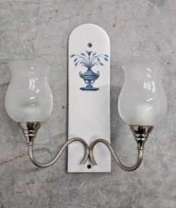 New Pamono Hollywood Regency Porcelain Bathroom from Porcelain De Paris, 1970s, Set of 13
