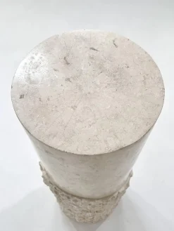 Outlet Pamono Hollywood Regency Style Stone Marquetry Column