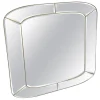 Pamono Hollywood Regency Wall Mirror with Wall Lights, 1970s> Mirrors