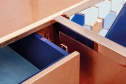 Pamono Honeycomb Blue Sideboard by Royal Stranger><noscript><img width=