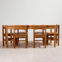 Online Pamono Hongisto Dining Set by Ilmari Tapiovaara for Laukaan Puu, Set of 7