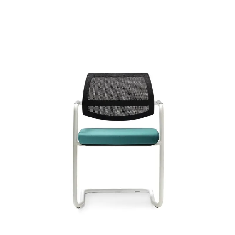 Outlet Pamono Host Visitor Chair in Chromed Metal by Quinti Sedute