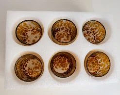 Pamono Hot Chocolate Murano Glasses by Mariana Iskra, Set of 6><noscript><img width=