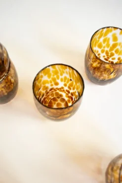 Pamono Hot Chocolate Murano Glasses by Mariana Iskra, Set of 6><noscript><img width=