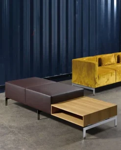 Sale Pamono Hub Lounge Chair in Stainless Steel and Upholstery by Quinti Sedute