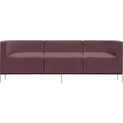 New Pamono Hub Three-Seater Sofa in Stainless Steel by Quinti Sedute