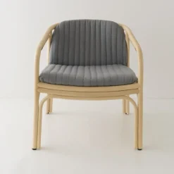 Hot Pamono Hublot Rattan Armchair in Mood Grey by Guillaume Delvigne