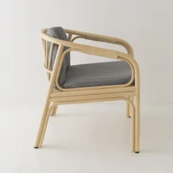Hot Pamono Hublot Rattan Armchair in Mood Grey by Guillaume Delvigne