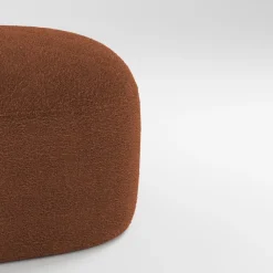 Pamono Hug Modular Sofa in Boucle Orange by Ferrianisbolgi, Set of 2><noscript><img width=