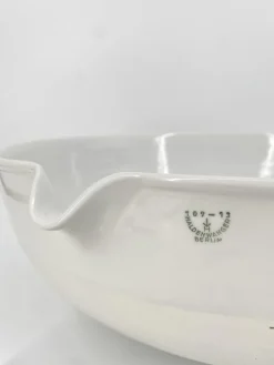 Pamono Huge Porcelain Laboratory Basin from Haldenwanger Berlin, Germany, 1950s><noscript><img width=