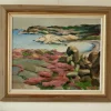 Sale Pamono Hugo Olsson, Grundsund, Mid-20th Century, Oil on Canvas, Framed