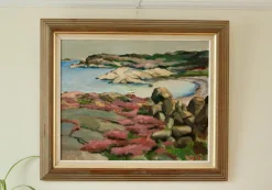 Sale Pamono Hugo Olsson, Grundsund, Mid-20th Century, Oil on Canvas, Framed