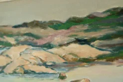 Sale Pamono Hugo Olsson, Grundsund, Mid-20th Century, Oil on Canvas, Framed