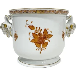 Pamono Hungarian Porcelain Cachepot from Herend, 1960s> Garden Accessories