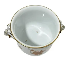 Pamono Hungarian Porcelain Cachepot from Herend, 1960s><noscript><img width=