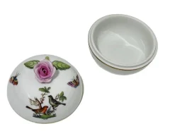 Best Pamono Hungarian Rothschild Porcelain Set fromm Herend, Set of 3